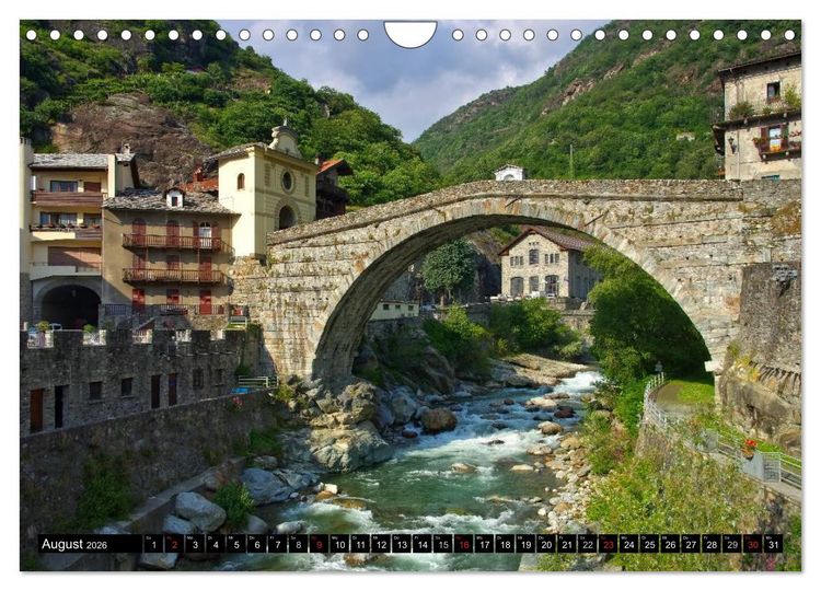 Produktbild: Aostatal (Wandkalender 2026 DIN A4 quer), CALVENDO Monatskalender