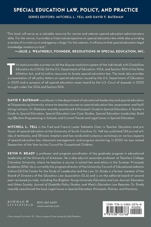 Produktbild: Special Education Law Annual Review 2020