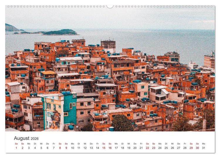 Produktbild: Brasilien - Eine beeindruckendes Land in S&uuml;damerika. (hochwertiger Premium Wandkalender 2026 DIN A2 quer), Kunstdruck in Hochglanz