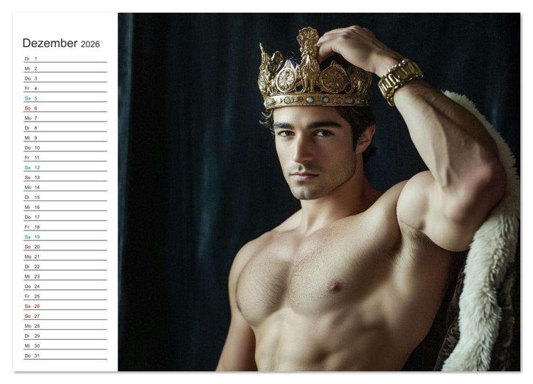 Produktbild: Prinz der Lust (Wandkalender 2026 DIN A2 quer), CALVENDO Monatskalender