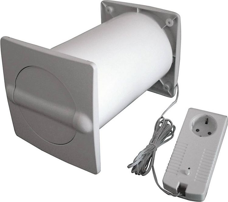 Produktbild: Wallair N37215 Energiespar-Mauerkasten Kunststoff Passend f&uuml;r Rohr-Durchmesser: 100mm