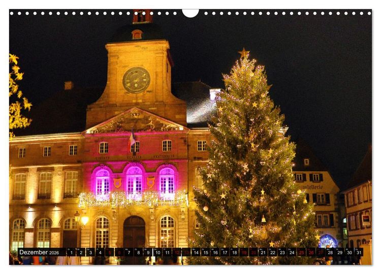 Produktbild: Bienvenue &agrave; Wissembourg. Spaziergang durch Wei&szlig;enburg im Elsass (Wandkalender 2026 DIN A3 quer), CALVENDO Monatskalender