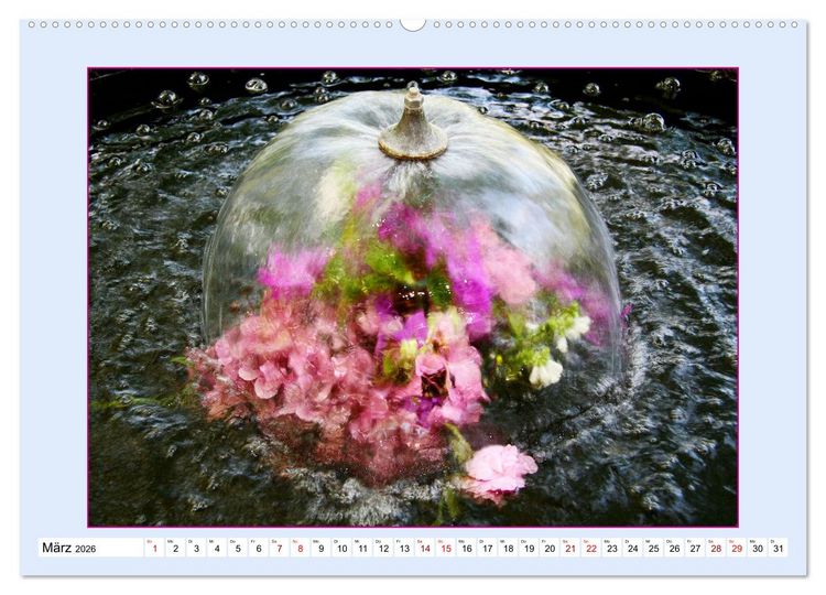 Produktbild: Sch&ouml;ne Wasserspiele (Wandkalender 2026 DIN A2 quer), CALVENDO Monatskalender