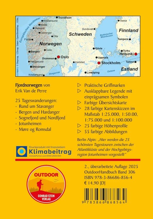 Produktbild: Fjordnorwegen 25 Touren zwischen Atlantik und Jotunheimen