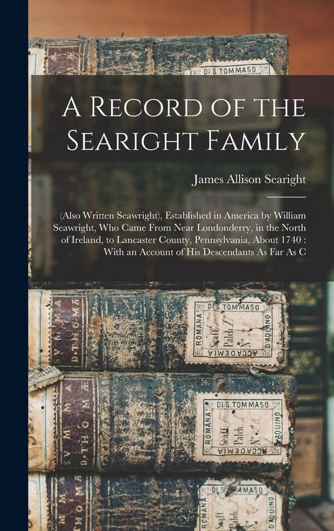 Produktbild: A Record of the Searight Family