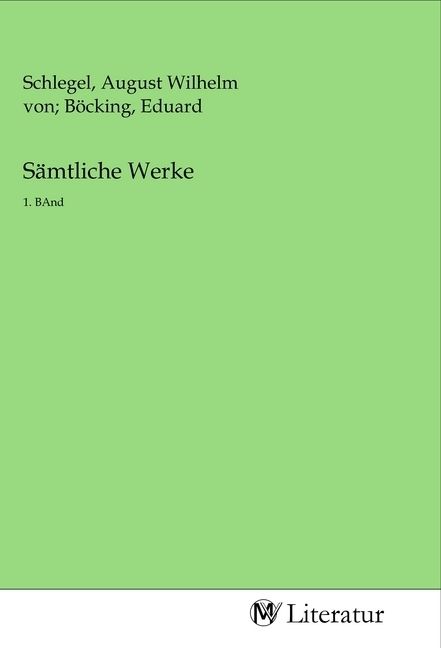 Produktbild: S&auml;mtliche Werke