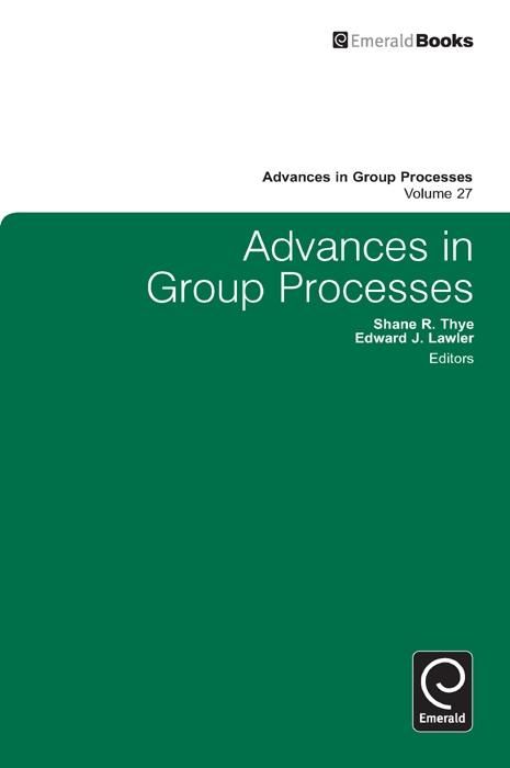 Produktbild: Advances in Group Processes