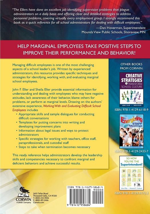 Produktbild: Working With and Evaluating Difficult School Employees