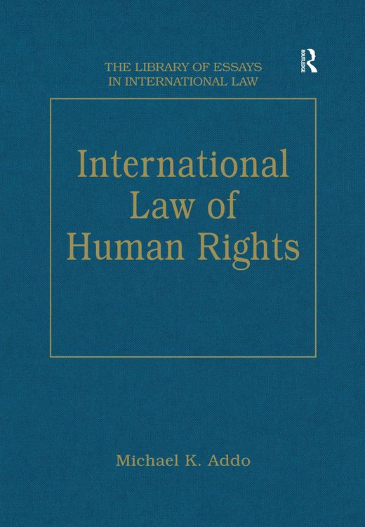 Produktbild: International Law of Human Rights