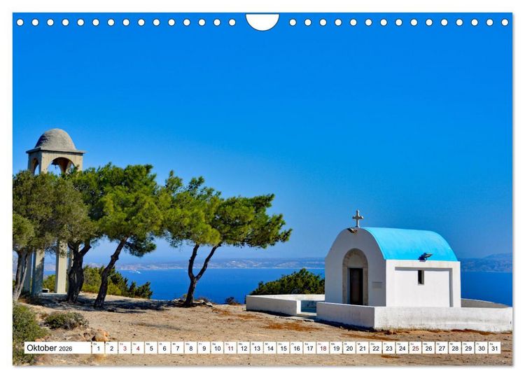 Produktbild: Kos - zauberhafte Insel des Dodekanes (Wandkalender 2026 DIN A4 quer), CALVENDO Monatskalender