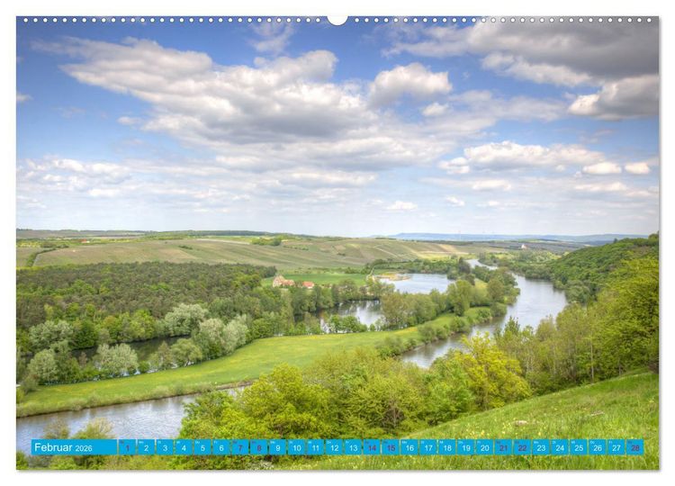 Produktbild: Natur pur - Volkach am Main (Wandkalender 2026 DIN A2 quer), CALVENDO Monatskalender