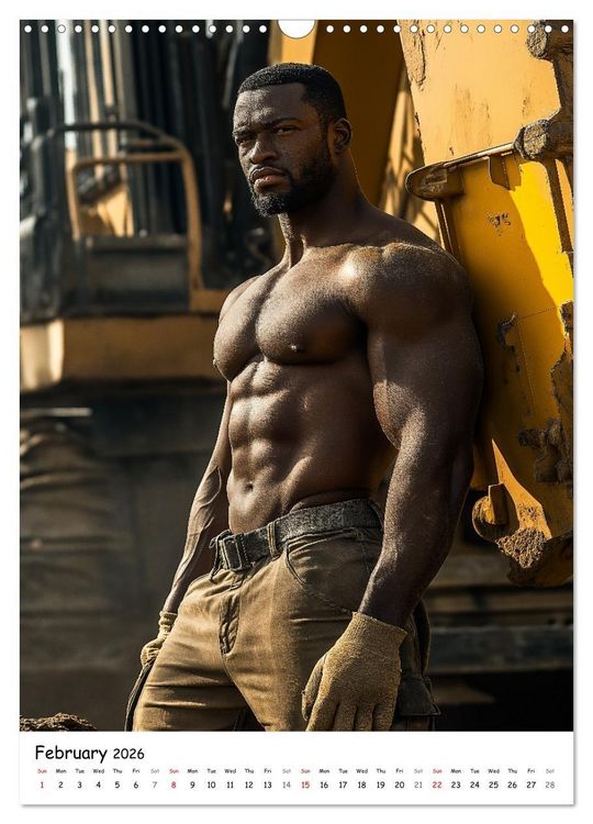 Produktbild: Hot Builders - Hard at Work (Wall Calendar 2026 DIN A3 portrait), CALVENDO 12 Month Wall Calendar