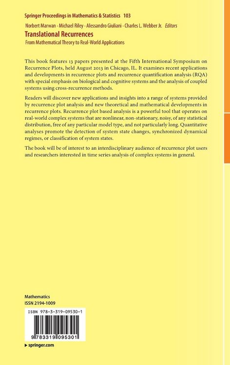 Produktbild: Translational Recurrences