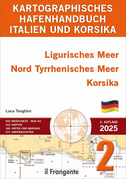 Produktbild: Kartografisches hafenhandbuch 2 Ligurisches Meer n&ouml;rdliches Tyrrhenisches Meer Korsika. Auch online verf&uuml;gbar