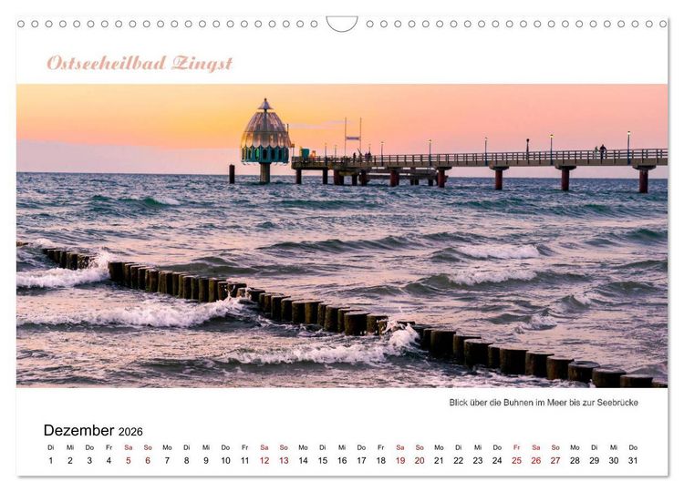 Produktbild: Panorama-Blick Fischland-Darss-Zingst (Wandkalender 2026 DIN A3 quer), CALVENDO Monatskalender