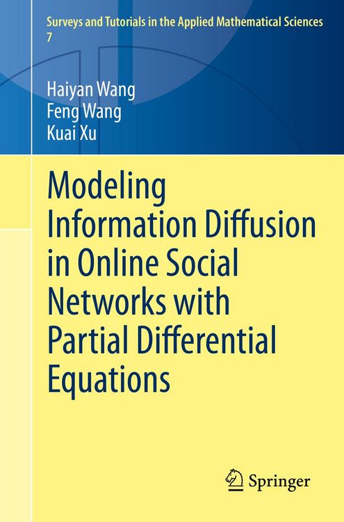 Produktbild: Modeling Information Diffusion in Online Social Networks with Partial Differential Equations