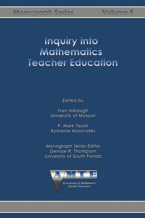 Produktbild: Inquiry into Mathematics Teacher Education
