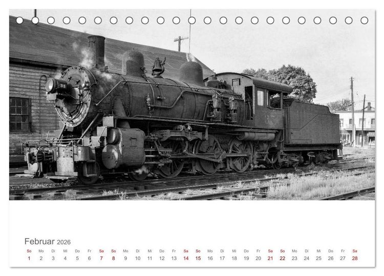 Produktbild: US-Dampflokomotiven (Tischkalender 2026 DIN A5 quer), CALVENDO Monatskalender