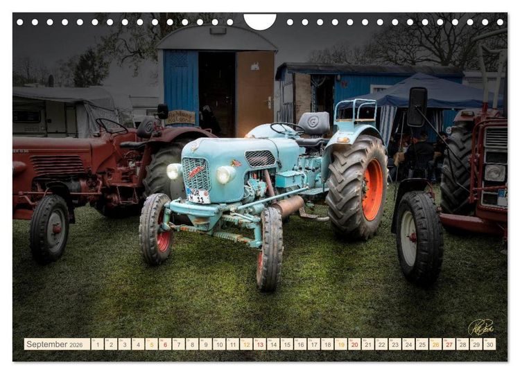 Produktbild: Oldtimer - Traktoren f&uuml;r Liebhaber (Wandkalender 2026 DIN A4 quer), CALVENDO Monatskalender