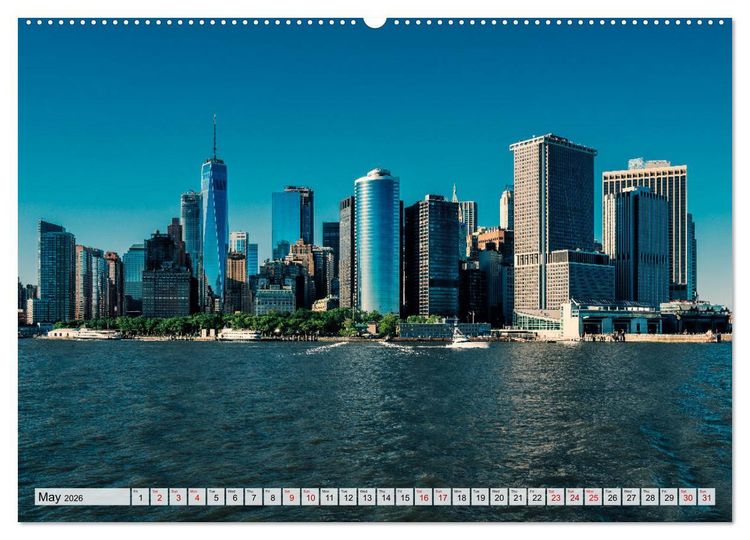 Produktbild: New York City Perspectives (High Quality Premium Wall Calendar 2026 DIN A2 landscape),CALVENDO 12 Month Wall Calendar