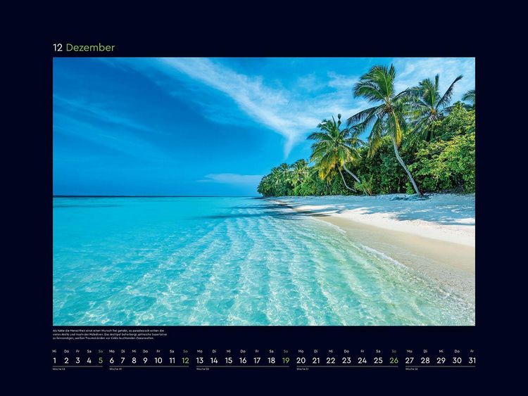 Produktbild: Trauminseln - KUNTH Wandkalender 2027