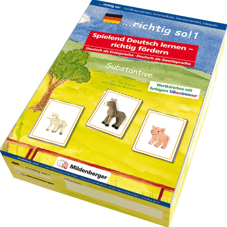 Produktbild: ... richtig so! 1, Spiele f&uuml;r den Deutsch-F&ouml;rderunterricht und f&uuml;r Deutsch als Fremdsprache