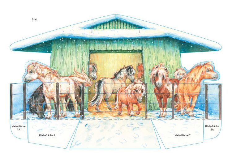 Produktbild: Anna und das Zauberpferd. Ein XXL-Bastel-Adventskalender