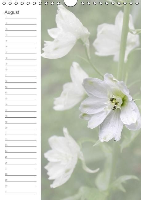Produktbild: Zarte Bl&uuml;ten / Geburtstagskalender (Wandkalender immerw&auml;hrend DIN A4 hoch)