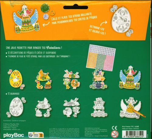 Produktbild: Joyeuses P&acirc;ques ! : mes cartes en strass