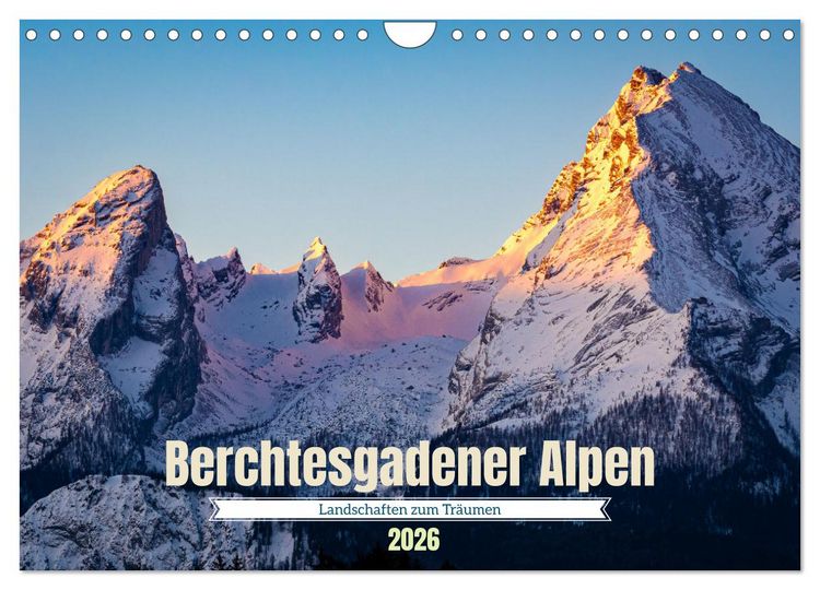 Produktbild: Berchtesgadener Alpen - Landschaften zum Tr&auml;umen (Wandkalender 2026 DIN A4 quer), CALVENDO Monatskalender