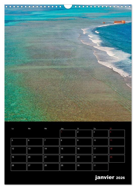 Produktbild: Paysages cal&eacute;doniens (Calendrier mural 2026 DIN A3 horizontal), CALVENDO calendrier mensuel
