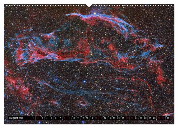 Produktbild: Galaktische Nebel (hochwertiger Premium Wandkalender 2026 DIN A2 quer), Kunstdruck in Hochglanz