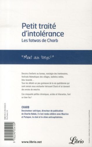 Produktbild: Charb: Petit trait&eacute; d'intol&eacute;rance