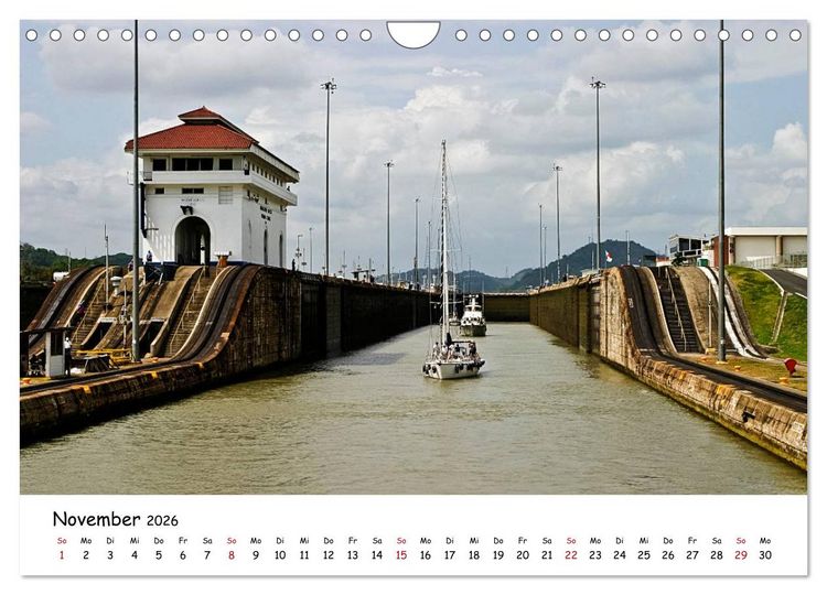 Produktbild: Panama - Finanzwelt und Naturparadies (Wandkalender 2026 DIN A4 quer), CALVENDO Monatskalender