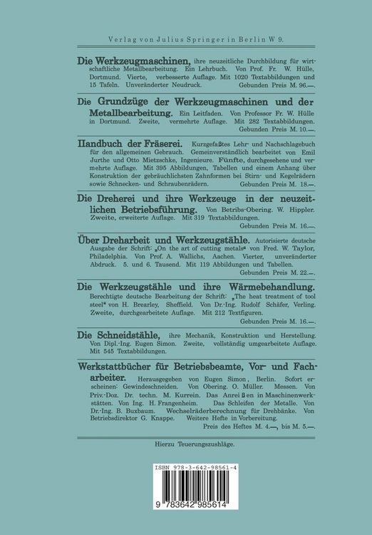 Produktbild: Die Bearbeitung von Maschinenteilen