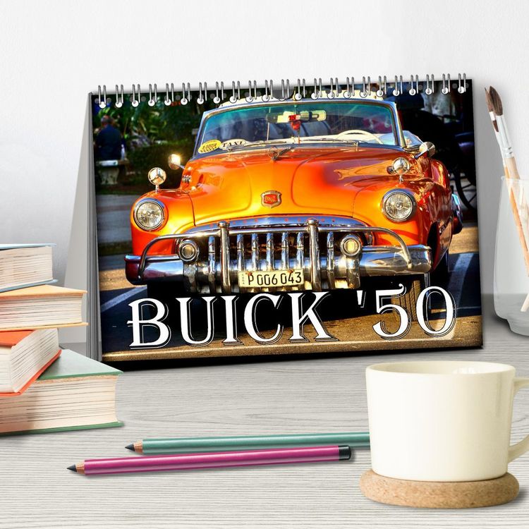 Produktbild: BUICK '50 (Tischkalender 2026 DIN A5 quer), CALVENDO Monatskalender
