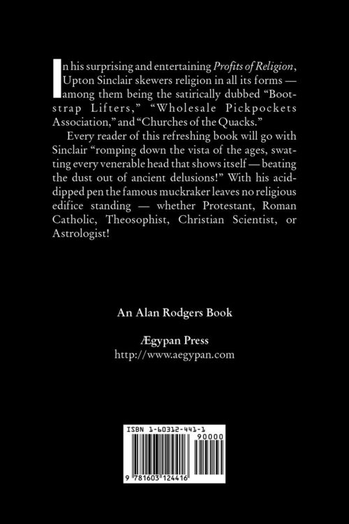 Produktbild: The Profits of Religion by Upton Sinclair, Fiction, Classics, Literary
