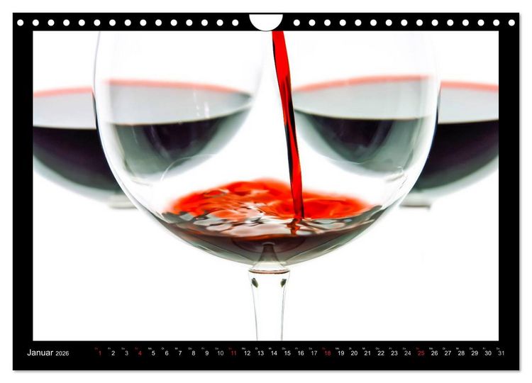 Produktbild: Wein (Wandkalender 2026 DIN A4 quer), CALVENDO Monatskalender