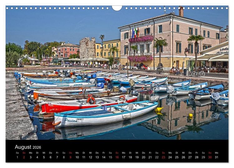 Produktbild: BENACO - Gardasee-Impressionen (Wandkalender 2026 DIN A3 quer), CALVENDO Monatskalender