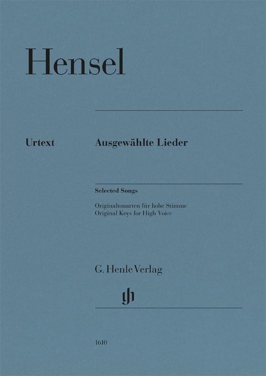 Produktbild: Fanny Hensel - Ausgew&auml;hlte Lieder