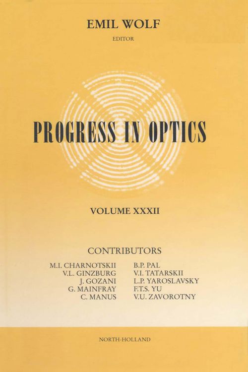 Produktbild: Progress in Optics