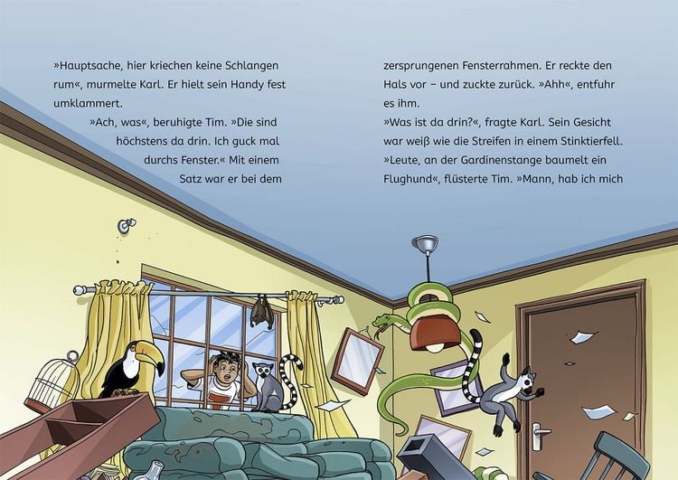 Produktbild: TKKG Junior, 4, Wildes Tierchaos