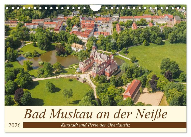 Produktbild: Bad Muskau an der Nei&szlig;e (Wandkalender 2026 DIN A4 quer), CALVENDO Monatskalender