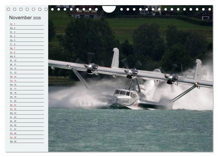 Produktbild: Faszination Wasserflugzeuge (Wandkalender 2026 DIN A4 quer), CALVENDO Monatskalender