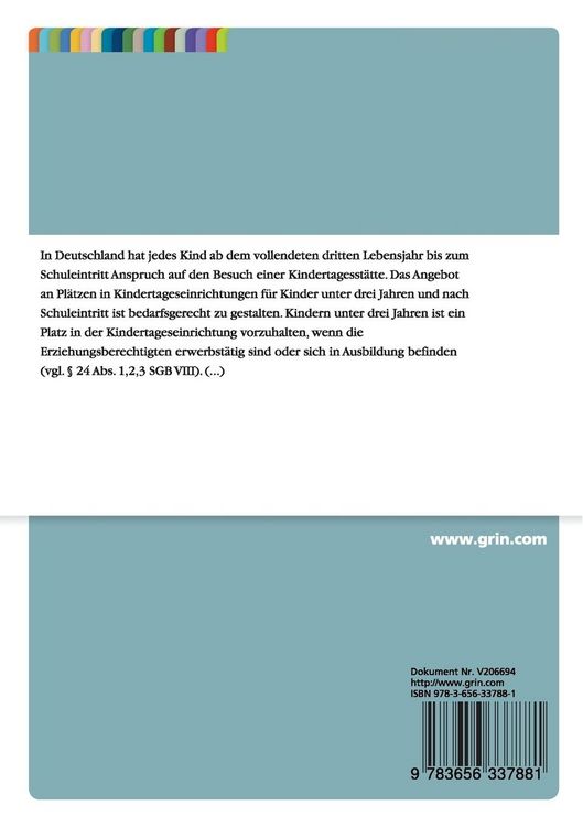 Produktbild: Handlungsm&ouml;glichkeiten der Kindertagesst&auml;tte bei Vernachl&auml;ssigung