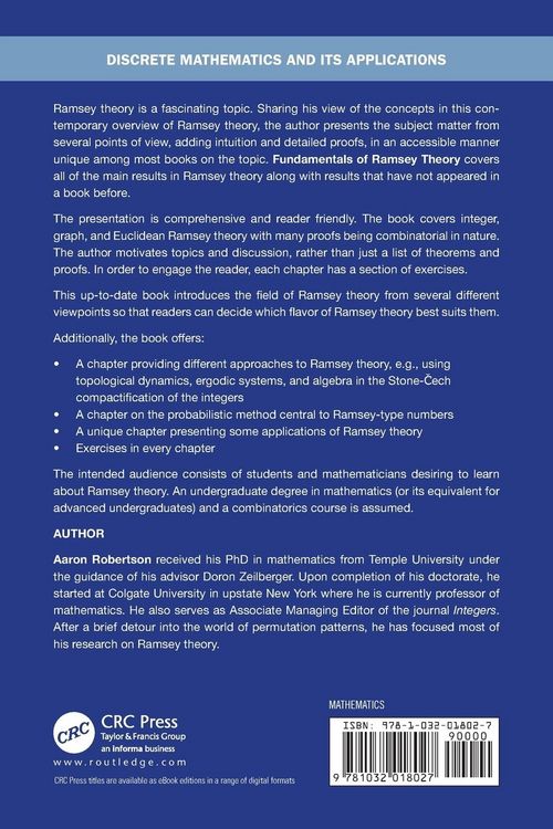 Produktbild: Fundamentals of Ramsey Theory
