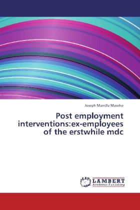 Produktbild: Maseko, J: Post employment interventions:ex-employees of the