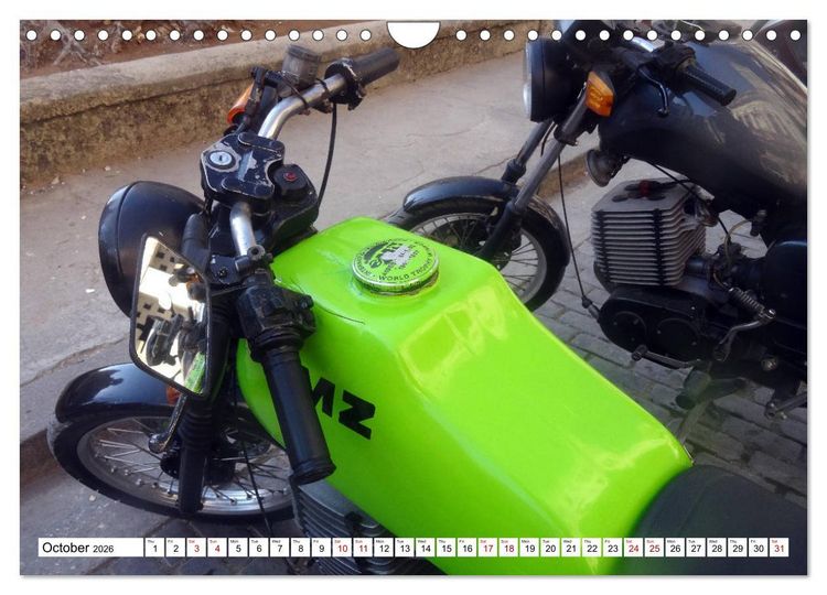 Produktbild: The Legendary MZ (Wall Calendar 2026 DIN A4 landscape), CALVENDO 12 Month Wall Calendar