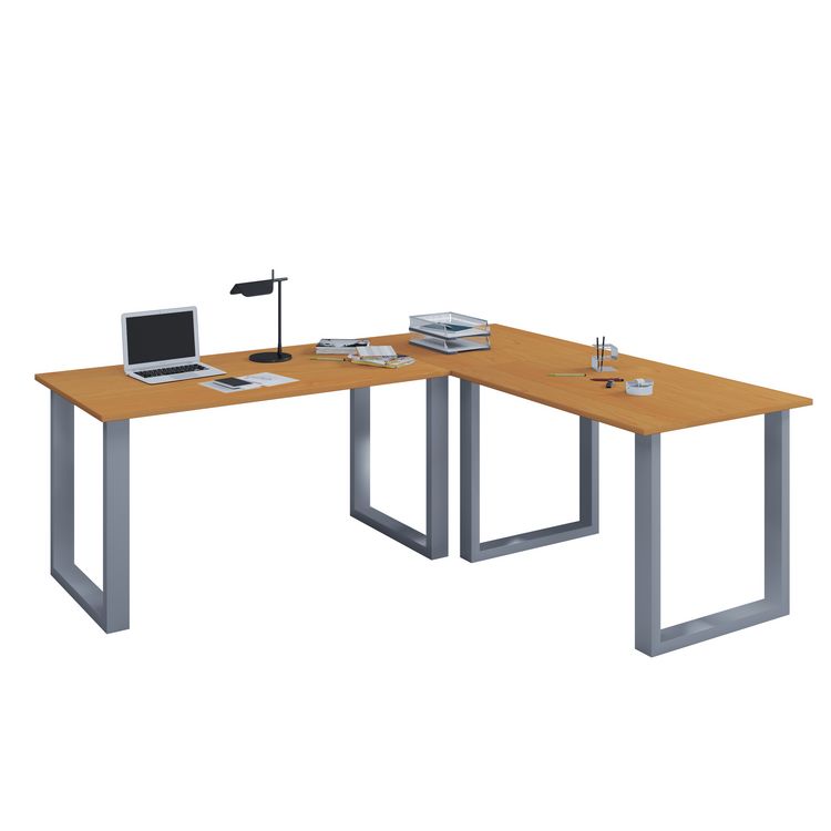 Produktbild: U Schreibtisch Eckschreibtisch L Form 130x130x50