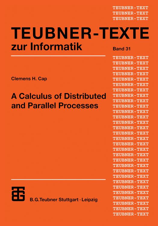 Produktbild: A Calculus of Distributed and Parallel Processes